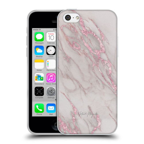 Nature Magick Marble Metallics Pink Soft Gel Case for Apple iPhone 5c