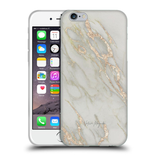 Nature Magick Marble Metallics Gold Soft Gel Case for Apple iPhone 6 / iPhone 6s