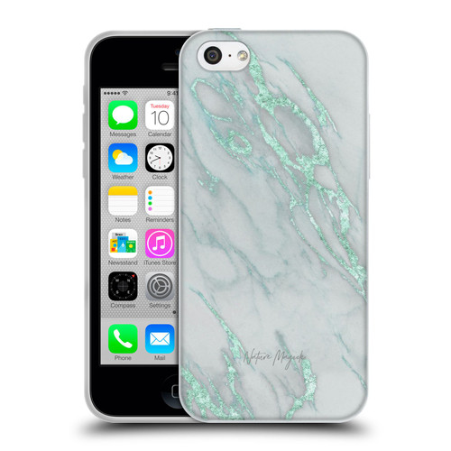Nature Magick Marble Metallics Teal Soft Gel Case for Apple iPhone 5c