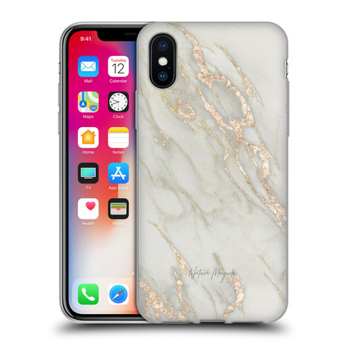 Nature Magick Marble Metallics Gold Soft Gel Case for Apple iPhone X / iPhone XS