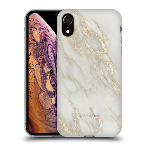 Nature Magick Marble Metallics Gold Soft Gel Case for Apple iPhone XR