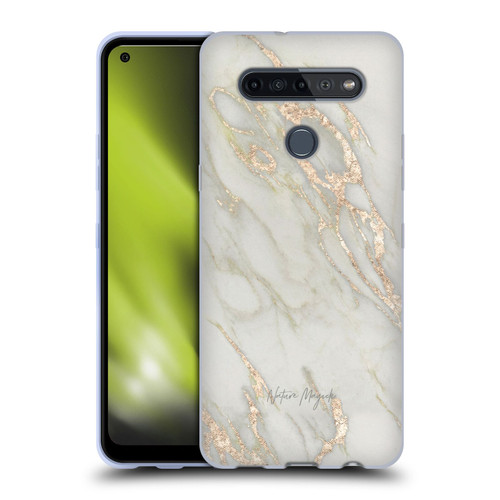 Nature Magick Marble Metallics Gold Soft Gel Case for LG K51S