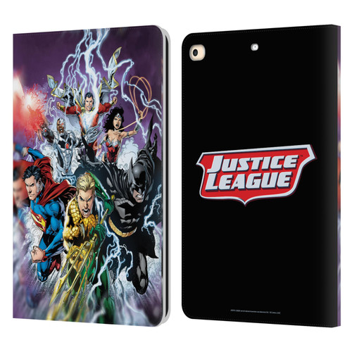 Justice League DC Comics Comic Book Covers New 52 #15 Leather Book Wallet Case Cover For Apple iPad 9.7 2017 / iPad 9.7 2018