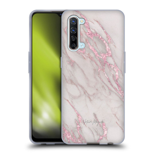 Nature Magick Marble Metallics Pink Soft Gel Case for OPPO Find X2 Lite 5G