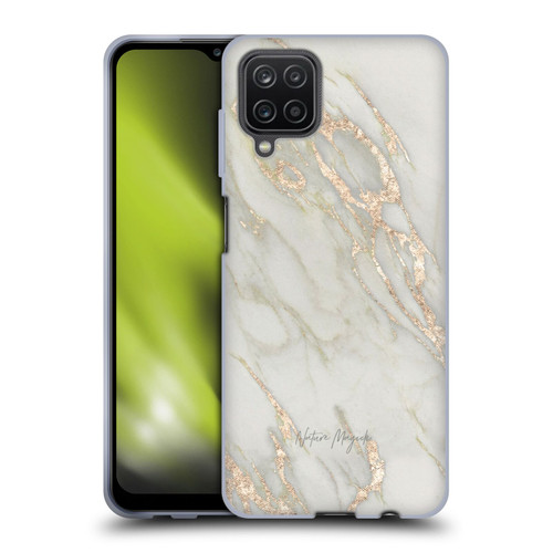 Nature Magick Marble Metallics Gold Soft Gel Case for Samsung Galaxy A12 (2020)