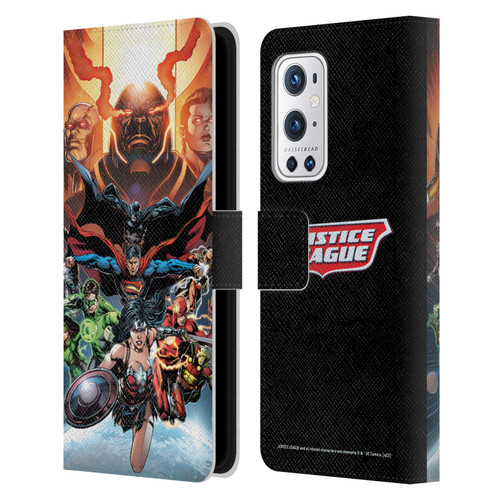 Justice League DC Comics Comic Book Covers #10 Darkseid War Leather Book Wallet Case Cover For OnePlus 9 Pro