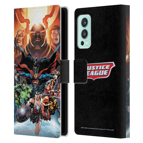 Justice League DC Comics Comic Book Covers #10 Darkseid War Leather Book Wallet Case Cover For OnePlus Nord 2 5G