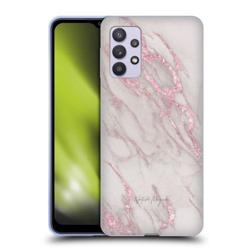 Nature Magick Marble Metallics Pink Soft Gel Case for Samsung Galaxy A32 5G / M32 5G (2021)