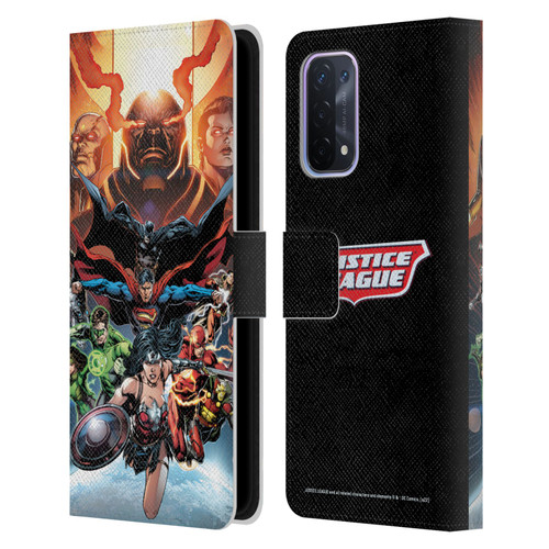 Justice League DC Comics Comic Book Covers #10 Darkseid War Leather Book Wallet Case Cover For OPPO A54 5G