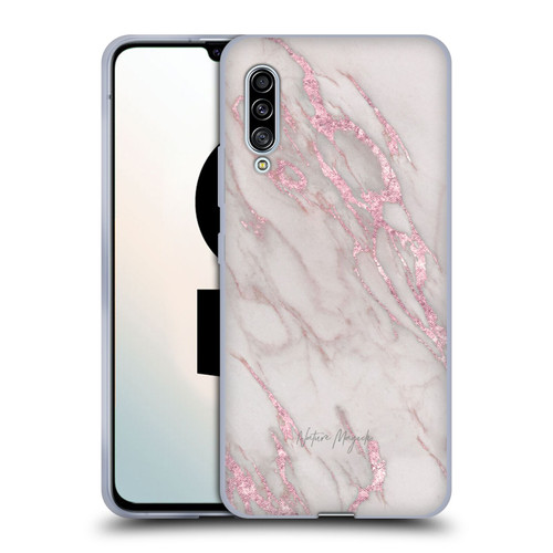 Nature Magick Marble Metallics Pink Soft Gel Case for Samsung Galaxy A90 5G (2019)