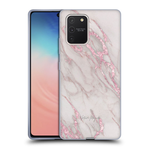 Nature Magick Marble Metallics Pink Soft Gel Case for Samsung Galaxy S10 Lite