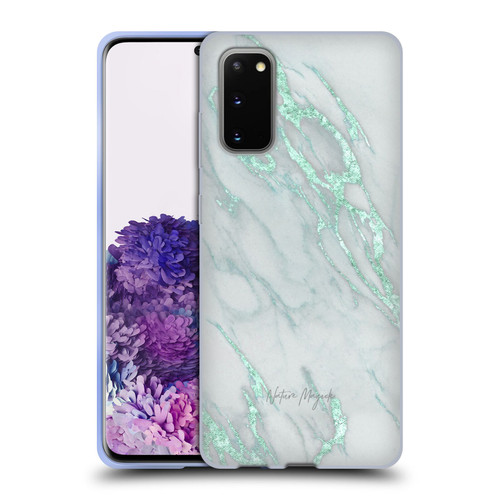 Nature Magick Marble Metallics Teal Soft Gel Case for Samsung Galaxy S20 / S20 5G
