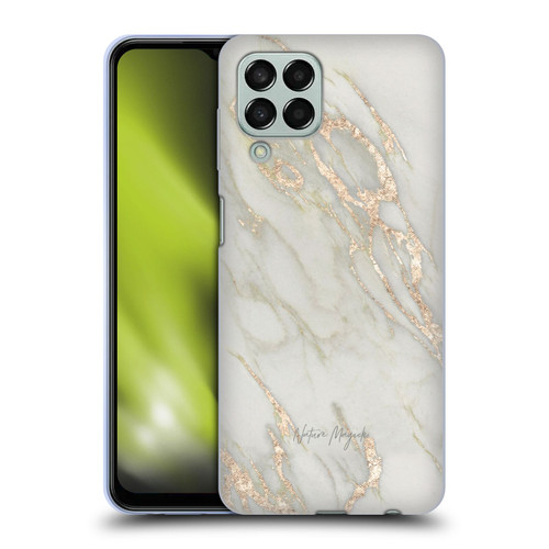 Nature Magick Marble Metallics Gold Soft Gel Case for Samsung Galaxy M33 (2022)