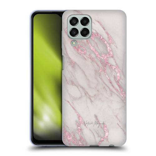 Nature Magick Marble Metallics Pink Soft Gel Case for Samsung Galaxy M33 (2022)