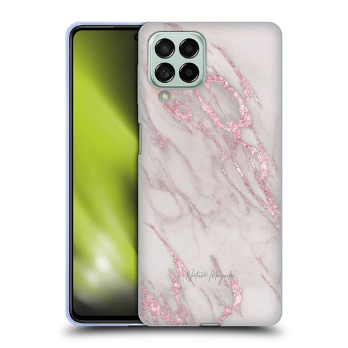 Nature Magick Marble Metallics Pink Soft Gel Case for Samsung Galaxy M53 (2022)