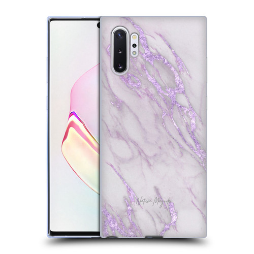 Nature Magick Marble Metallics Purple Soft Gel Case for Samsung Galaxy Note10+