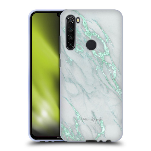Nature Magick Marble Metallics Teal Soft Gel Case for Xiaomi Redmi Note 8T