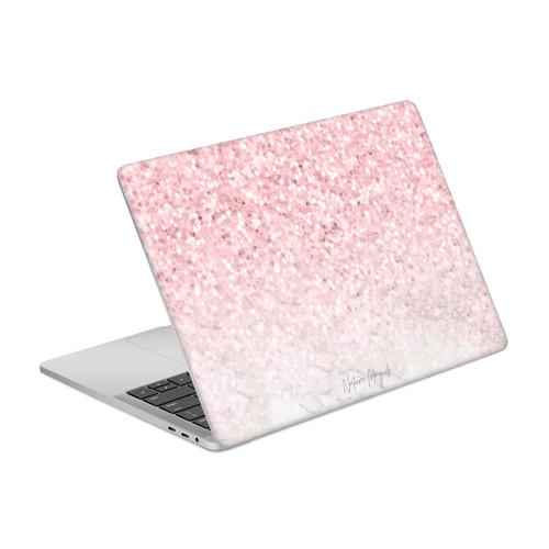 Nature Magick Rose Gold Marble Glitter Pink Sparkle Vinyl Sticker Skin Decal Cover for Apple MacBook Pro 13" A2338