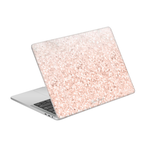 Nature Magick Rose Gold Marble Glitter Rose Gold Sparkle 2 Vinyl Sticker Skin Decal Cover for Apple MacBook Pro 13" A2338