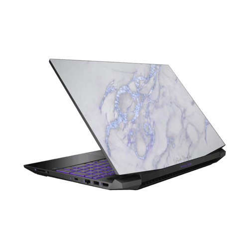 Nature Magick Marble Metallics Indigo Vinyl Sticker Skin Decal Cover for HP Pavilion 15.6" 15-dk0047TX