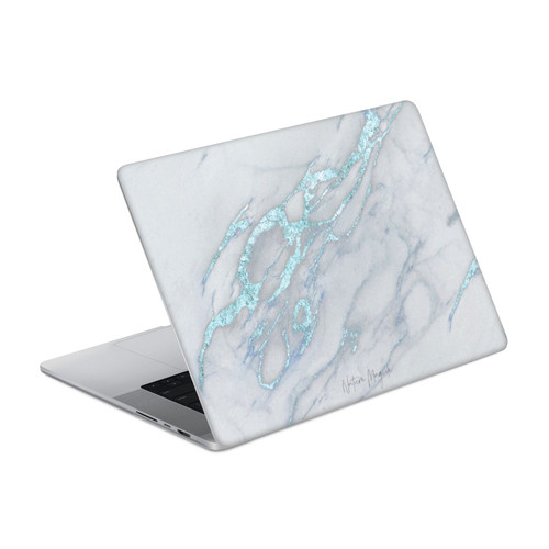 Nature Magick Marble Metallics Blue Vinyl Sticker Skin Decal Cover for Apple MacBook Pro 14" A2442