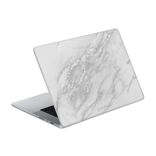 Nature Magick Marble Metallics Silver Vinyl Sticker Skin Decal Cover for Apple MacBook Pro 14" A2442