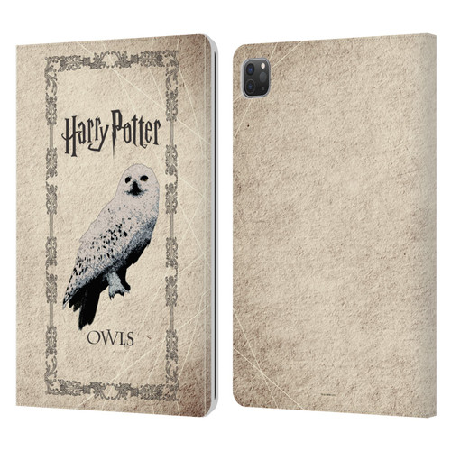 Harry Potter Prisoner Of Azkaban III Hedwig Owl Leather Book Wallet Case Cover For Apple iPad Pro 11 2020 / 2021 / 2022