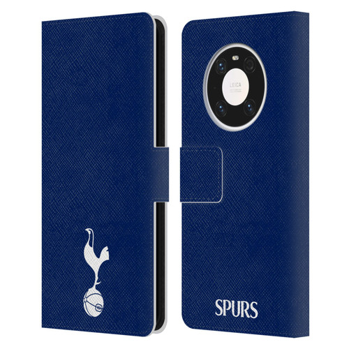 Tottenham Hotspur F.C. Badge Small Cockerel Leather Book Wallet Case Cover For Huawei Mate 40 Pro 5G
