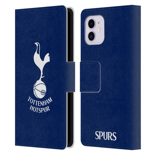 Tottenham Hotspur F.C. Badge Cockerel Leather Book Wallet Case Cover For Apple iPhone 11
