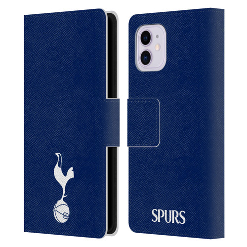Tottenham Hotspur F.C. Badge Small Cockerel Leather Book Wallet Case Cover For Apple iPhone 11
