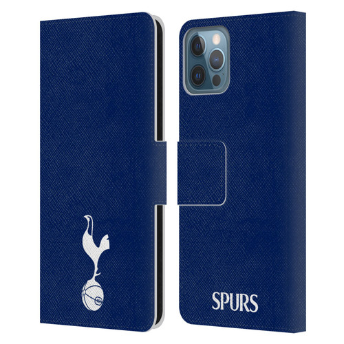 Tottenham Hotspur F.C. Badge Small Cockerel Leather Book Wallet Case Cover For Apple iPhone 12 / iPhone 12 Pro