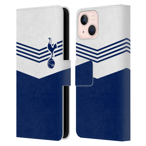 Tottenham Hotspur F.C. Badge 1978 Stripes Leather Book Wallet Case Cover For Apple iPhone 13