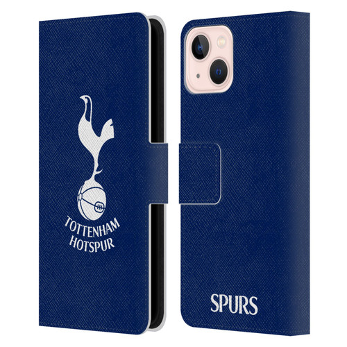 Tottenham Hotspur F.C. Badge Cockerel Leather Book Wallet Case Cover For Apple iPhone 13