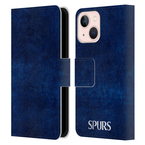 Tottenham Hotspur F.C. Badge Distressed Leather Book Wallet Case Cover For Apple iPhone 13 Mini