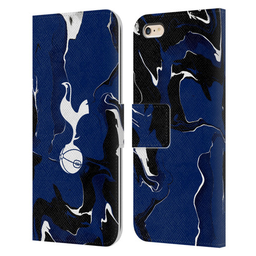 Tottenham Hotspur F.C. Badge Marble Leather Book Wallet Case Cover For Apple iPhone 6 Plus / iPhone 6s Plus