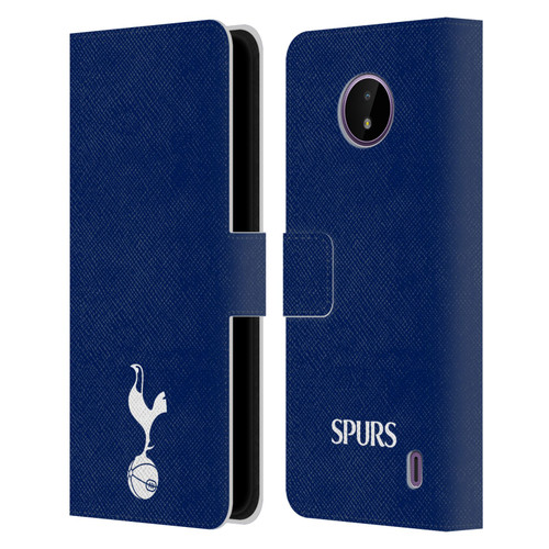 Tottenham Hotspur F.C. Badge Small Cockerel Leather Book Wallet Case Cover For Nokia C10 / C20