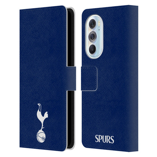 Tottenham Hotspur F.C. Badge Small Cockerel Leather Book Wallet Case Cover For Motorola Edge X30