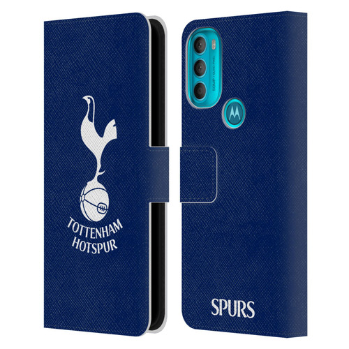 Tottenham Hotspur F.C. Badge Cockerel Leather Book Wallet Case Cover For Motorola Moto G71 5G