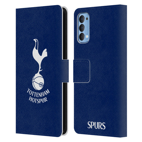 Tottenham Hotspur F.C. Badge Cockerel Leather Book Wallet Case Cover For OPPO Reno 4 5G