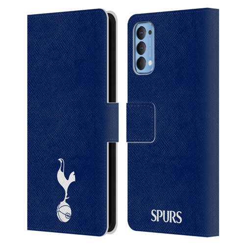 Tottenham Hotspur F.C. Badge Small Cockerel Leather Book Wallet Case Cover For OPPO Reno 4 5G