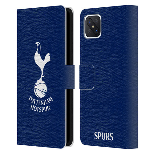 Tottenham Hotspur F.C. Badge Cockerel Leather Book Wallet Case Cover For OPPO Reno4 Z 5G