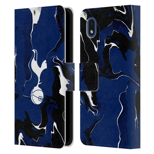 Tottenham Hotspur F.C. Badge Marble Leather Book Wallet Case Cover For Samsung Galaxy A01 Core (2020)