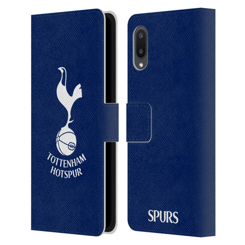 Tottenham Hotspur F.C. Badge Cockerel Leather Book Wallet Case Cover For Samsung Galaxy A02/M02 (2021)