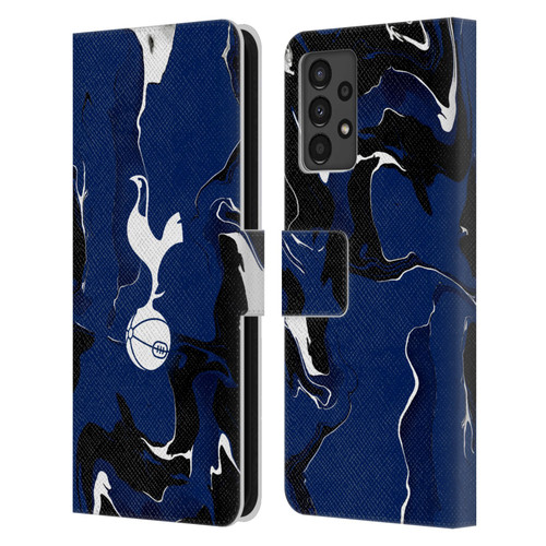 Tottenham Hotspur F.C. Badge Marble Leather Book Wallet Case Cover For Samsung Galaxy A13 (2022)
