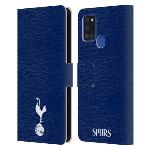 Tottenham Hotspur F.C. Badge Small Cockerel Leather Book Wallet Case Cover For Samsung Galaxy A21s (2020)