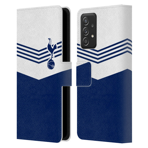 Tottenham Hotspur F.C. Badge 1978 Stripes Leather Book Wallet Case Cover For Samsung Galaxy A52 / A52s / 5G (2021)