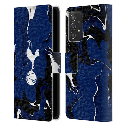 Tottenham Hotspur F.C. Badge Marble Leather Book Wallet Case Cover For Samsung Galaxy A53 5G (2022)
