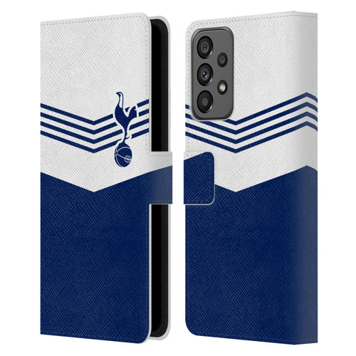Tottenham Hotspur F.C. Badge 1978 Stripes Leather Book Wallet Case Cover For Samsung Galaxy A73 5G (2022)