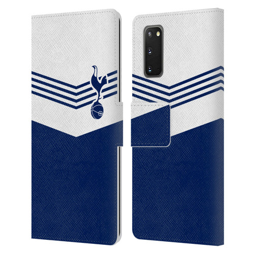 Tottenham Hotspur F.C. Badge 1978 Stripes Leather Book Wallet Case Cover For Samsung Galaxy S20 / S20 5G