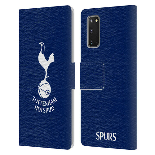 Tottenham Hotspur F.C. Badge Cockerel Leather Book Wallet Case Cover For Samsung Galaxy S20 / S20 5G